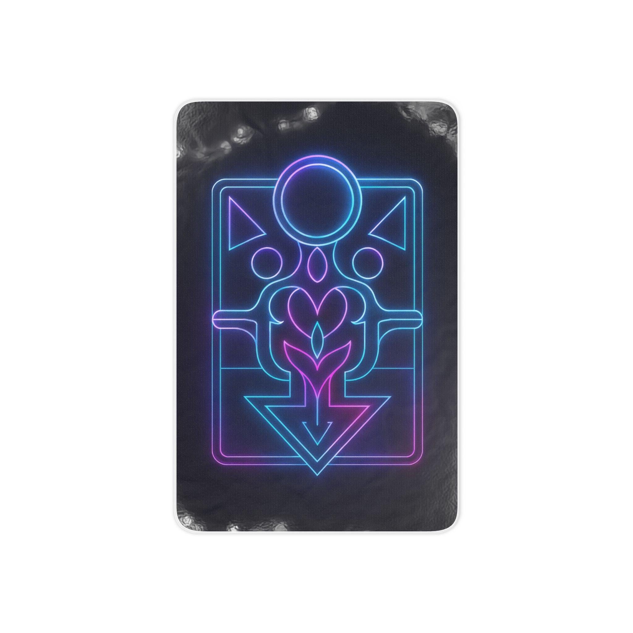 Petal Circuitry from the Electric Echoes Collection - Neon Temporary Tattoo S (2" x 3") Paper products