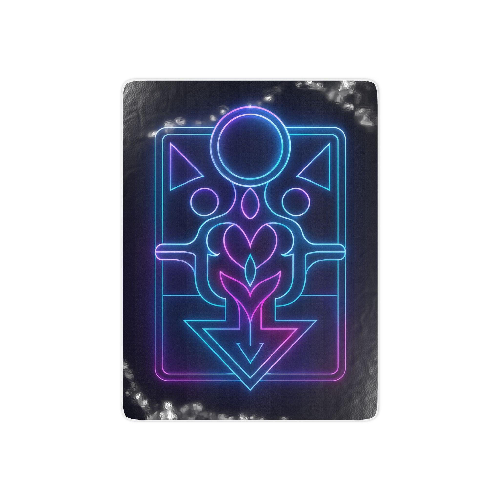 Petal Circuitry from the Electric Echoes Collection - Neon Temporary Tattoo M (3" x 4") Paper products