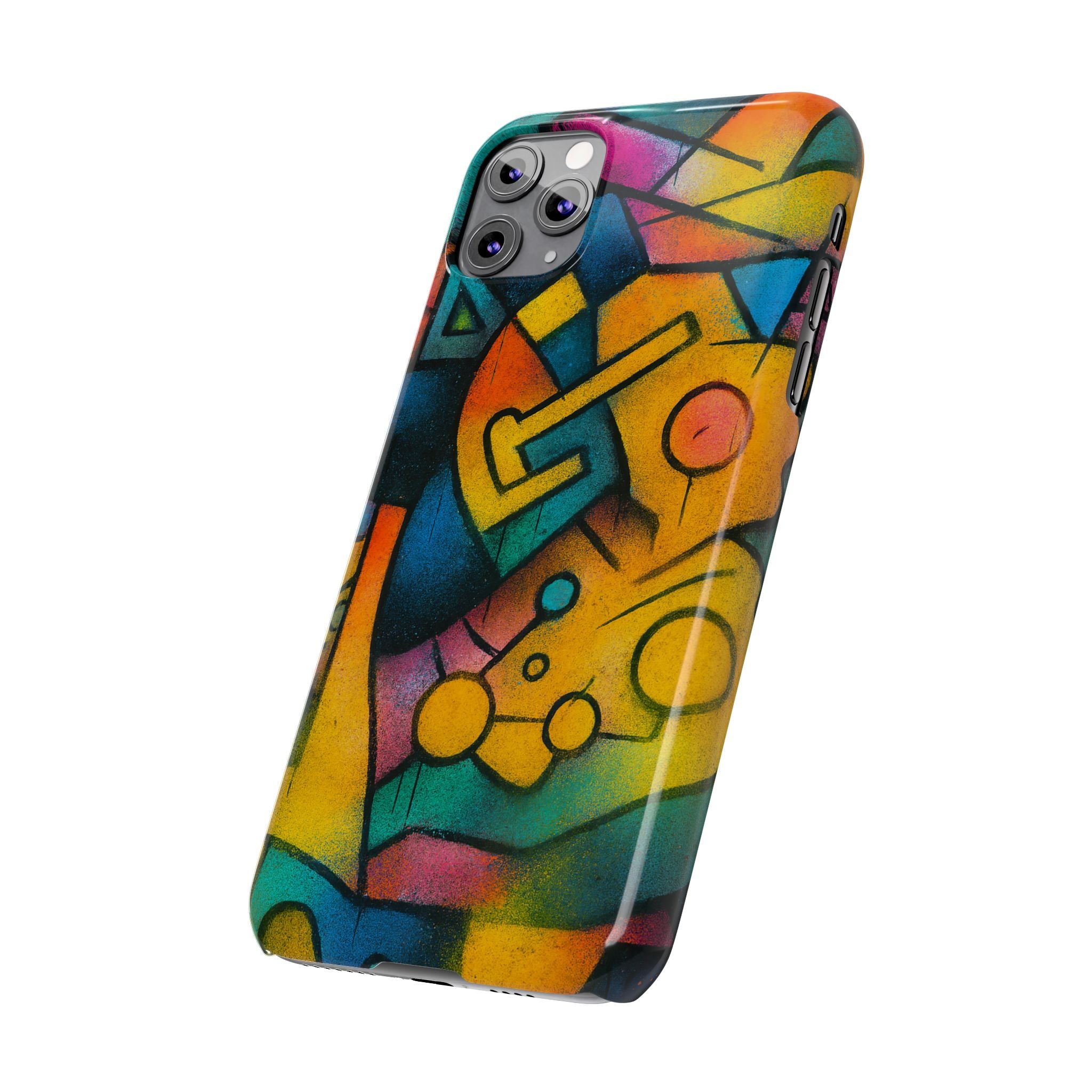 Cubists Chorus from Icons of Color Slim Phone Cases Phone Case