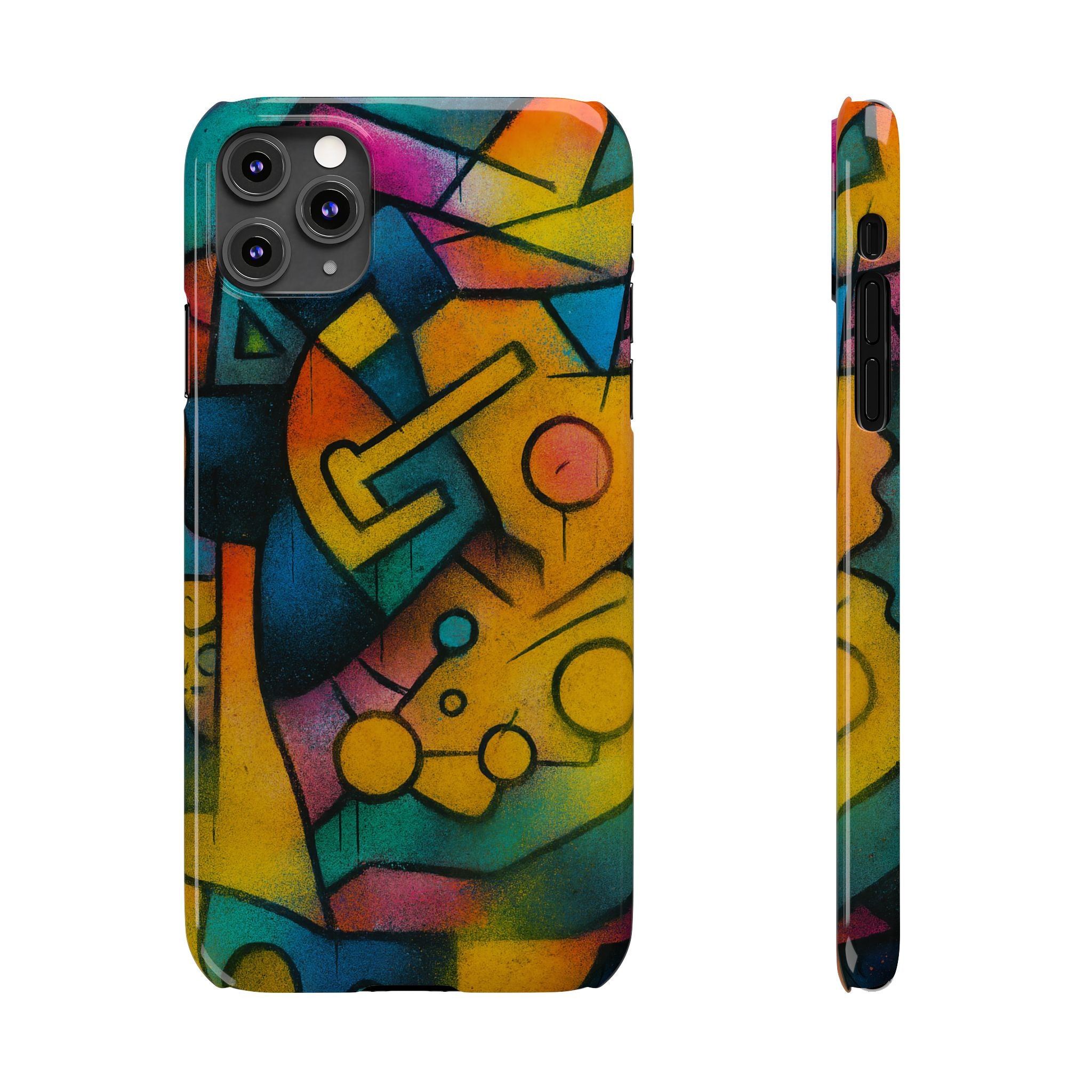 Cubists Chorus from Icons of Color Slim Phone Cases iPhone 11 Pro Max Phone Case