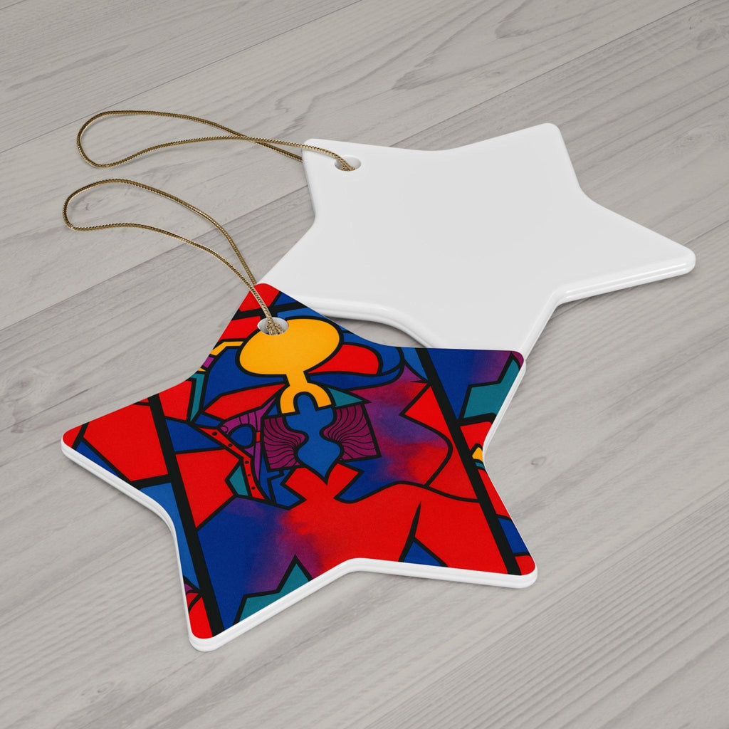 Solar Witness Ceramic Ornament - Vibrant Icons of Color Decor Home Decor