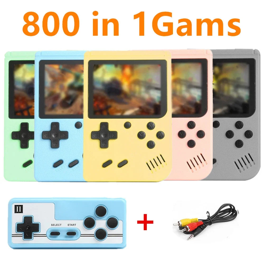 Portable Retro Mini Video Game Console 8-Bit Handheld Game Player Built-in 500 games AV Out Game Console Gameboy 3.0 inch Screen Gaming