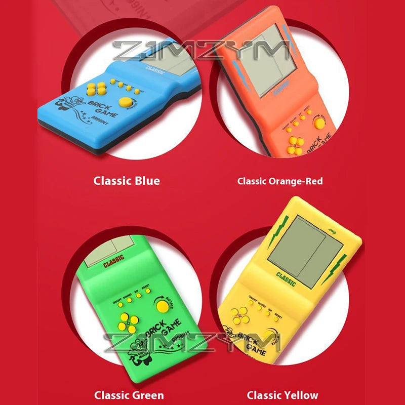 3.5" Large Screen Handheld Game Console Built-in 23 Games Classic Retro Game Players Machine Brick Game with Music Playback