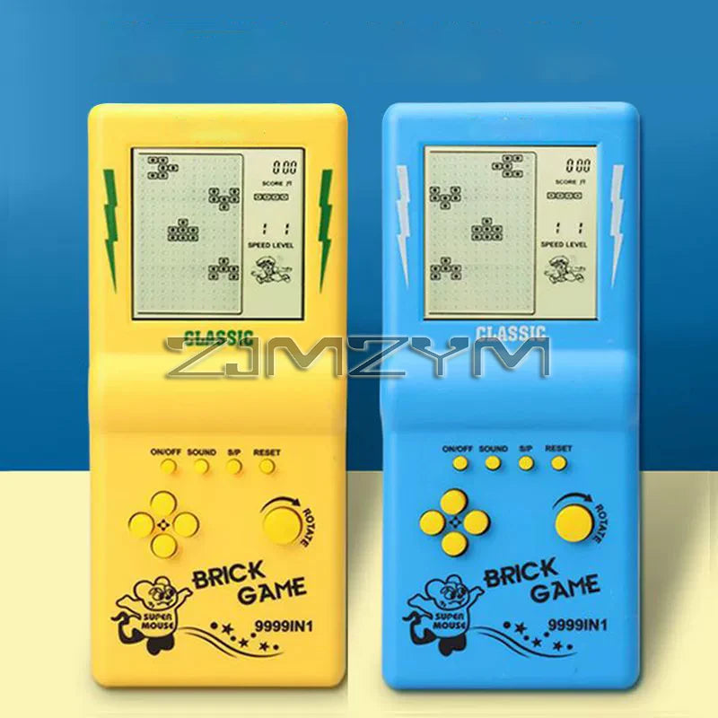 3.5" Large Screen Handheld Game Console Built-in 23 Games Classic Retro Game Players Machine Brick Game with Music Playback