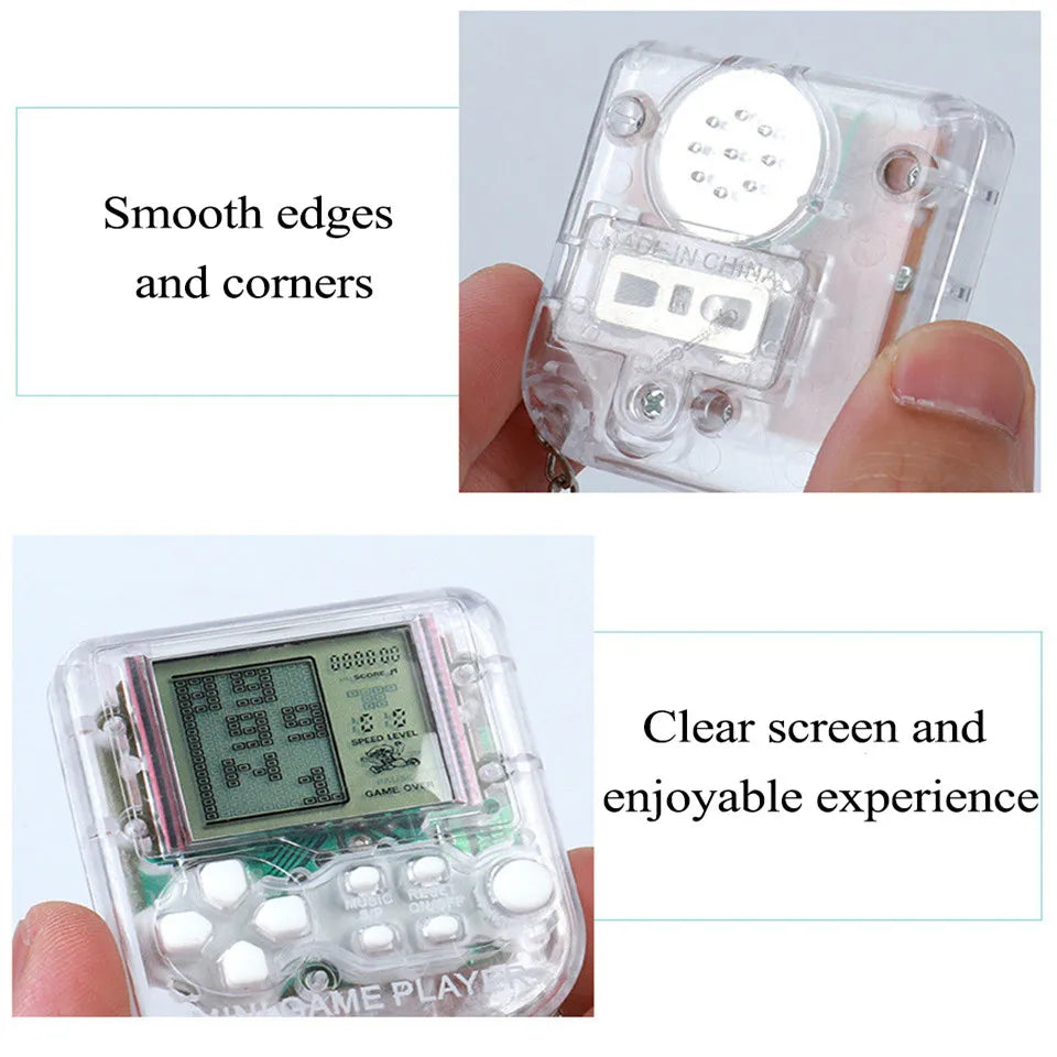 GAMINJA Retro Mini Handheld Game Players Classic Electronic Games Hand Held Console Game Child Puzzle Gaming Console Toys Gift