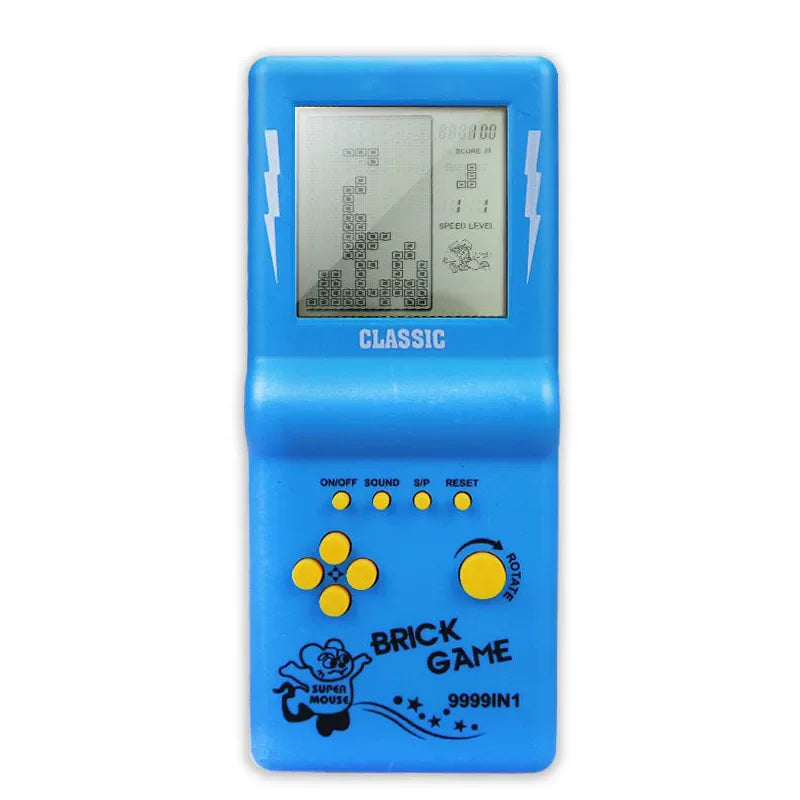 3.5" Large Screen Handheld Game Console Built-in 23 Games Classic Retro Game Players Machine Brick Game with Music Playback