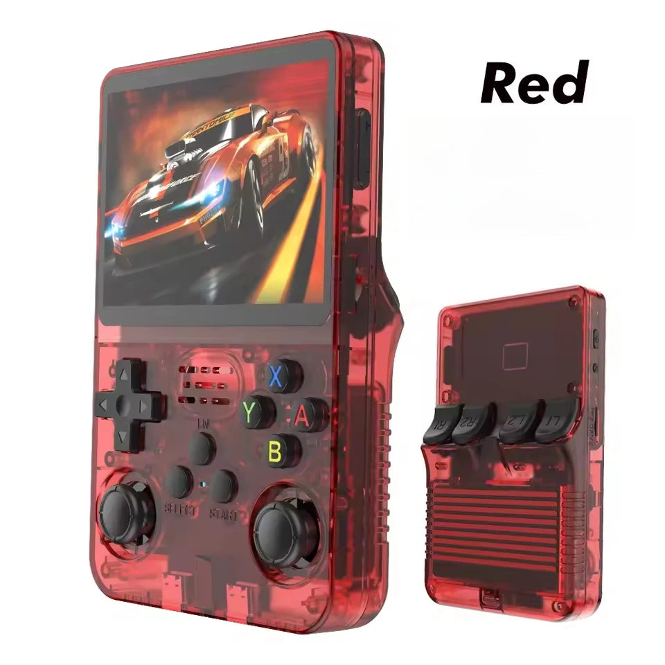 R36S Genuine Open Source Handheld Dual System Portable Game Console Retro Arcade Nostalgic 3D Games New Model R36S-R-64G