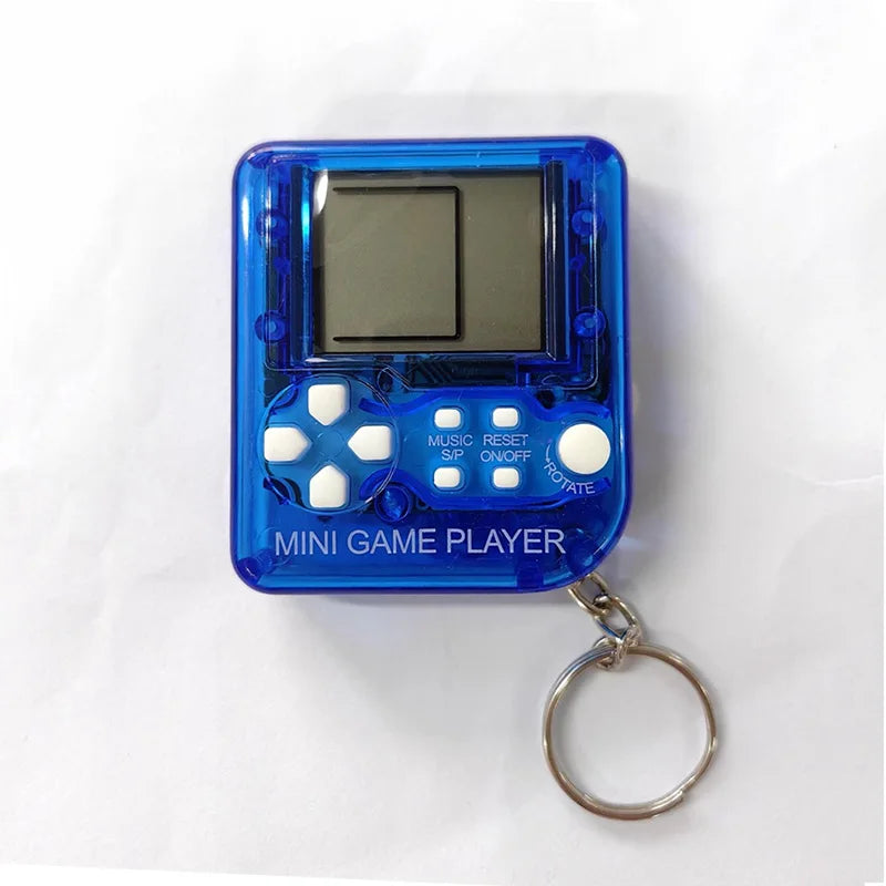 GAMINJA Retro Mini Handheld Game Players Classic Electronic Games Hand Held Console Game Child Puzzle Gaming Console Toys Gift Blue