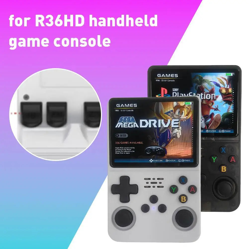 3.5-inch R36HD Retro Handheld Video Game Console Portable High-definition Game Console PS1 Retro Arcade Gaming Players