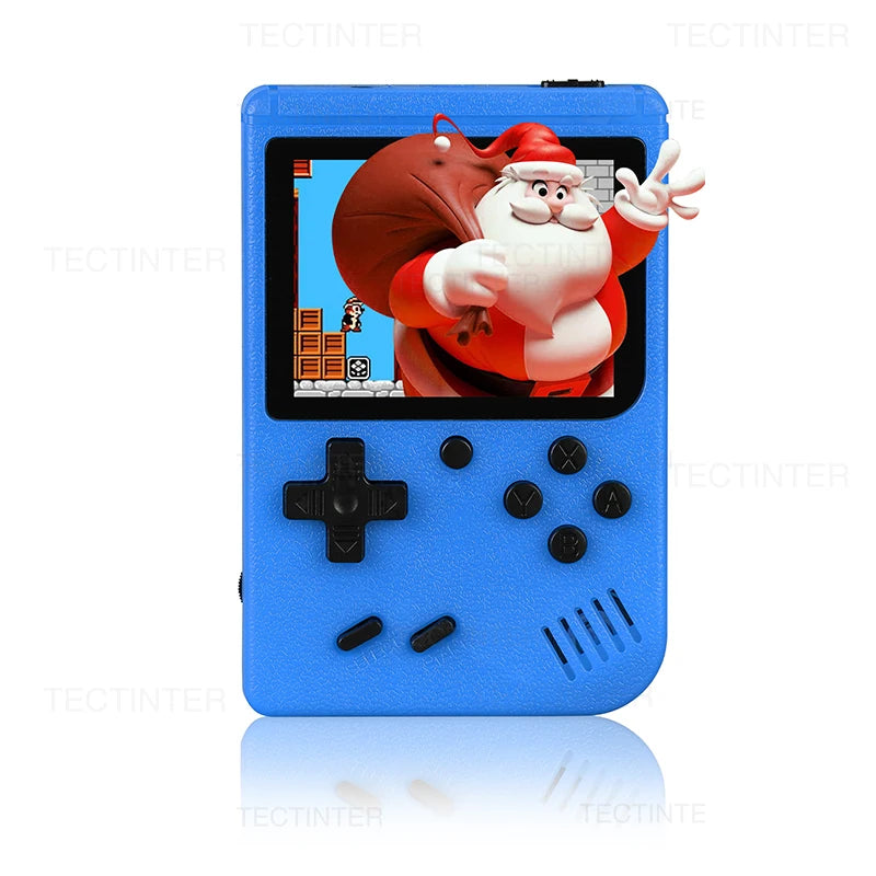 Retro Portable Mini Video Game Console 8-Bit LCD Handheld Game Player Built-in 500 games AV Handheld Game Console For Kids Gift Blue China Mainland