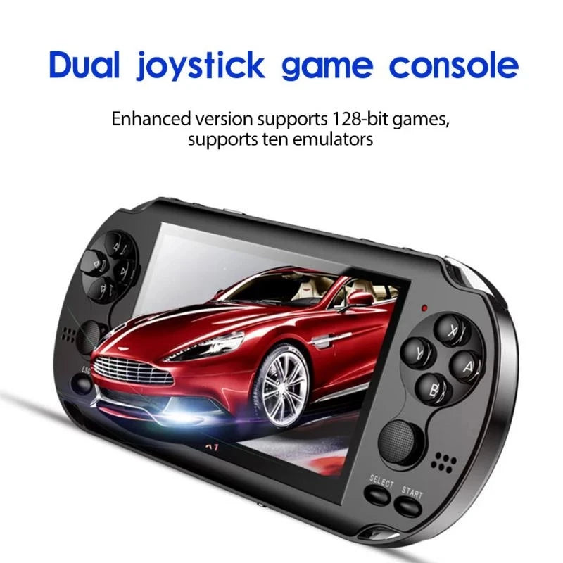 NEW Gamepad 4.3-inch Game Console 8GB Handheld For PSP 128 Bit Game Console Retro Built-in 10000 Classic Games Console Camera