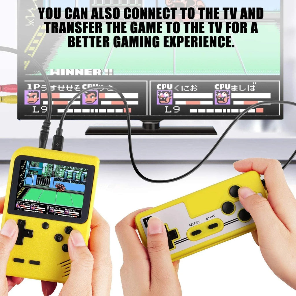 Portable Retro Mini Video Game Console 8-Bit Handheld Game Player Built-in 500 games AV Out Game Console Gameboy 3.0 inch Screen Gaming