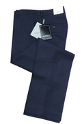 "Bradley" Midnight Navy Luxury Wool Blend Suit Pants Slim Mens Pants