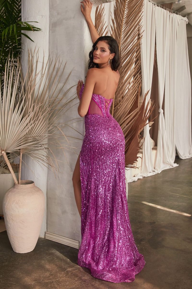 Embellished Strapless Gown Nightgown