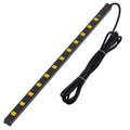 CRST 4.2" Wide Spaced 12 Outlets Mountable Metal Power Strip Surge Protector, 15FT Power Cord, Mounting Brackets Included surge protector power strip