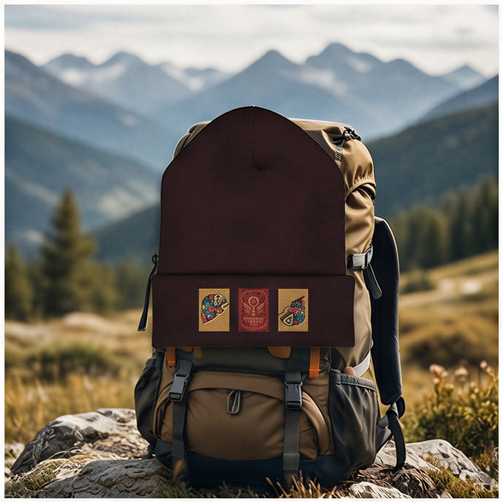 Timbered Spirits & Cone of Consciousness Embroidered Beanie Hats